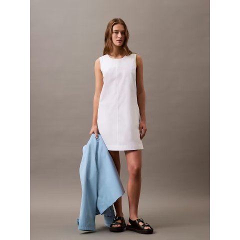Cotton Poplin 无袖连衣裙
