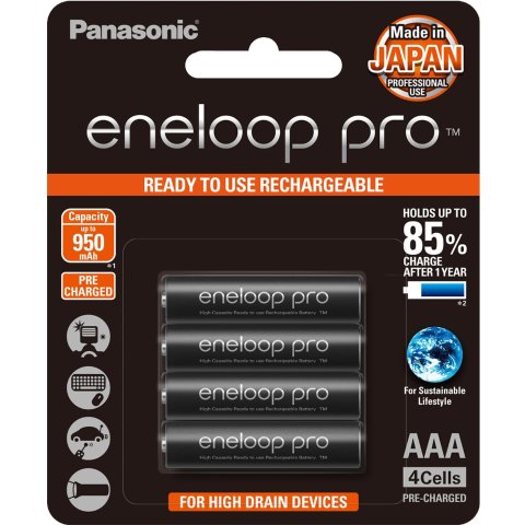  Eneloop Pro AAA充电电池 4粒