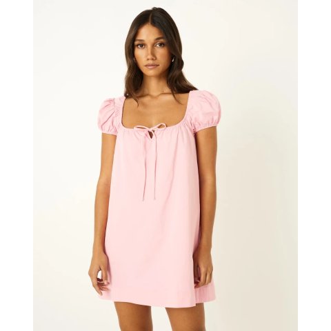 Martha 棉质绑带连衣裙