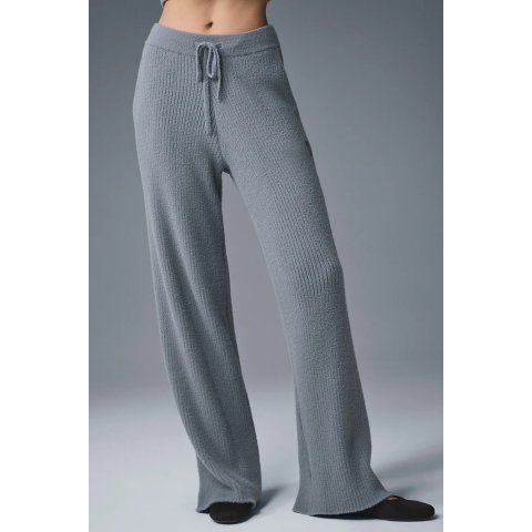 alo yogaSnuggle Up 高腰针织阔腿裤
