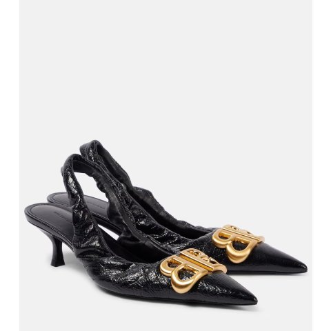 Monaco 皮革高跟鞋