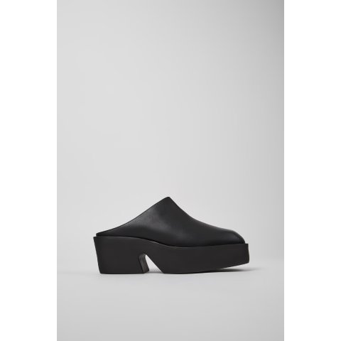 CamperBillie 女士黑色皮凉鞋