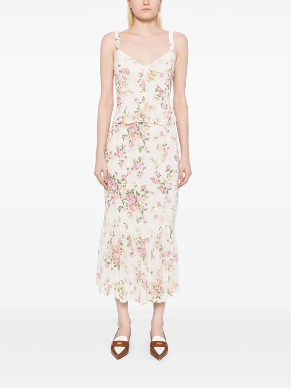 Sarita 碎花套装裙