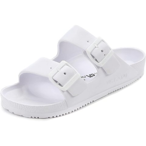 女士双扣EVA平底凉鞋 防滑