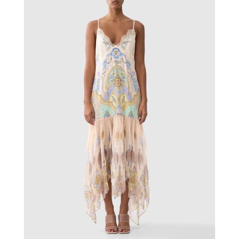 CamillaMinimal 镶褶雪纺短裙