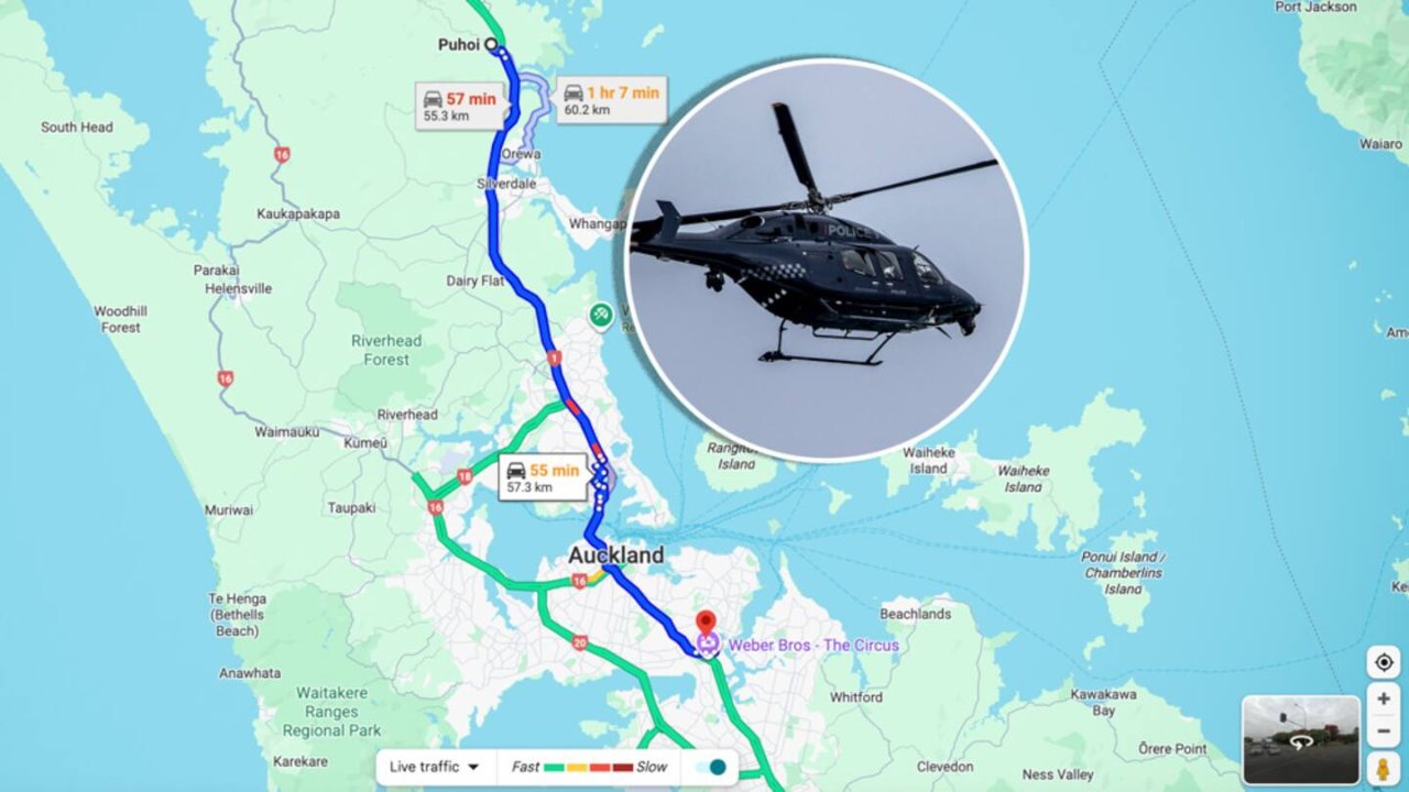 拒检车辆奥克兰高速狂飙55公里！截停后搜出“军火库”和吸毒工具