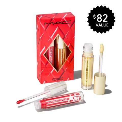 M.A.C价值$82， 变相5.6折！唇彩双支套装