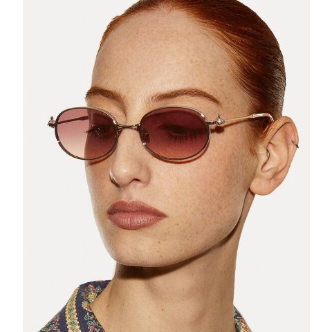 Vivienne WestwoodHardware Orb 椭圆墨镜