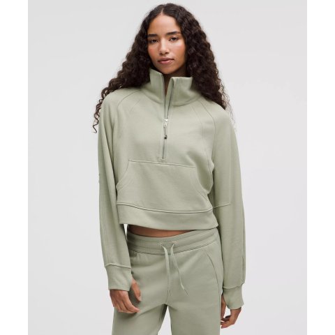 Scuba 半拉链 雾绿