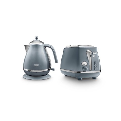 DelonghiIcona Metallics 烤面包机水壶套装