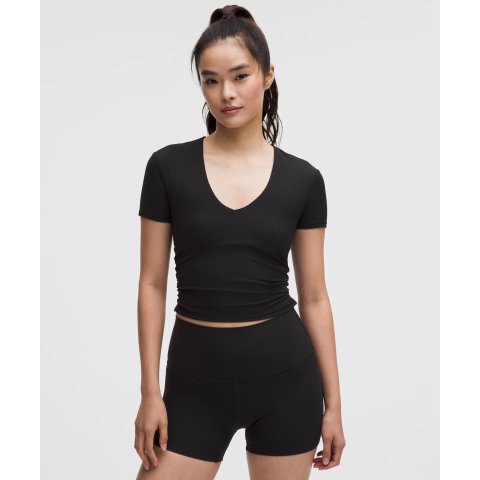 All It Takes 罗纹V领T恤