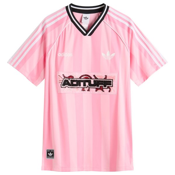 adidas Striped 球衣 粉色