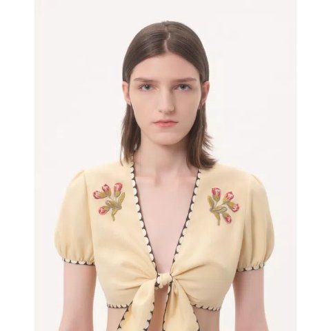Embroidered 刺绣上衣 棉质