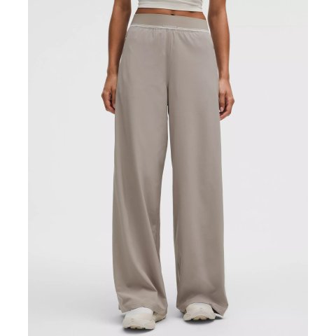 Swift 高腰阔腿裤