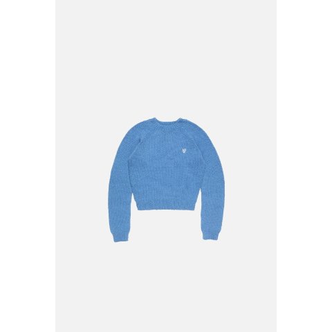 Acne StudiosCropped 圆领短款毛衣