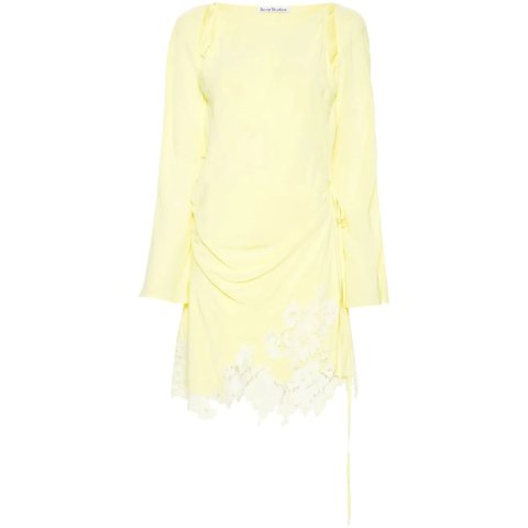 Floral 蕾丝迷你连衣裙