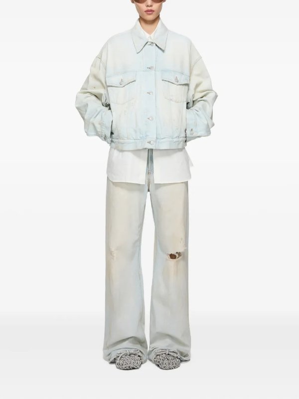 Relaxed 破洞牛仔裤