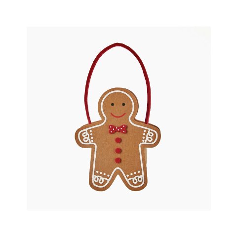 Gingerbread Man 毛毡袋 20CM
