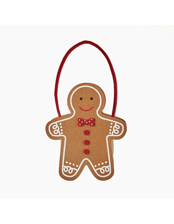 Gingerbread Man 毛毡袋 20CM
