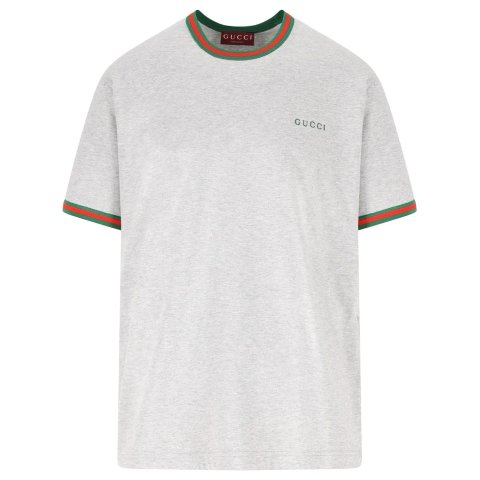 刺绣标志圆领T恤