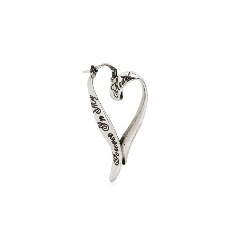 Heart 纯黄铜心形耳环