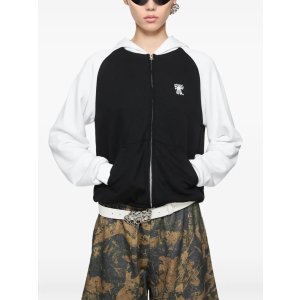 蝴蝶结连帽卫衣外套