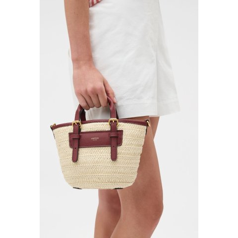 Camille 小号草编托特包