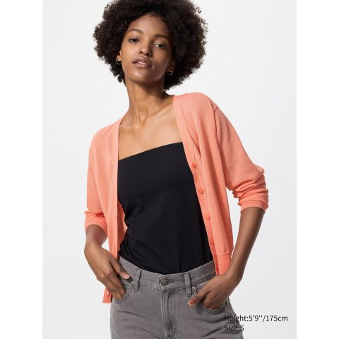 UniqloV领女士针织开衫