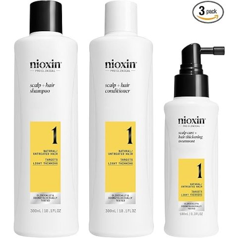 Nioxin300ml+300ml+100ml1号洗护套装