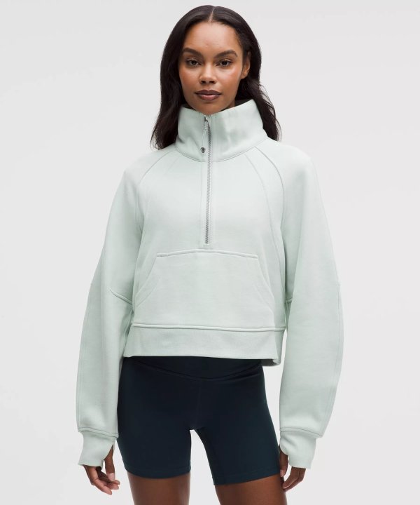 Scuba 半拉链卫衣 鹈鹕浅绿