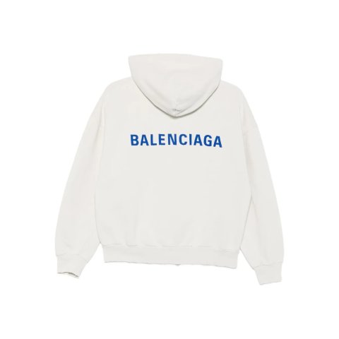 Logo 刺绣连帽拉链卫衣