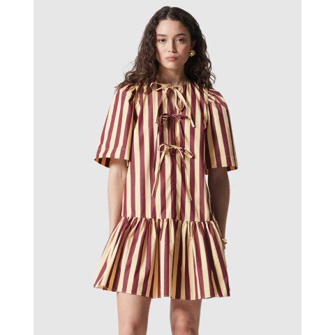 Peplum 迷你连衣裙