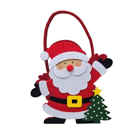 SANTA 毛毡袋 19CM