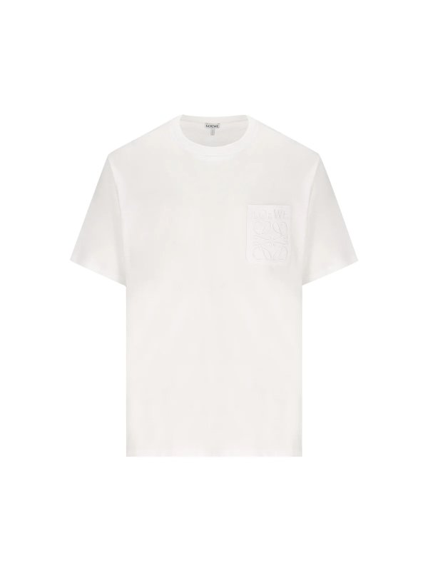 标志刺绣圆领T恤