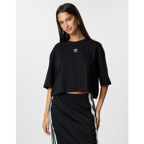 Ess Crop 女士短袖T恤