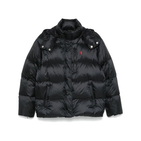 Quilted 棉服外套 黑色