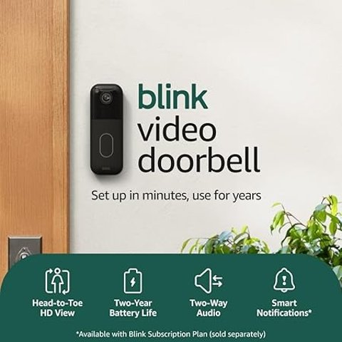 Blink 视频门铃 黑色 HD画质