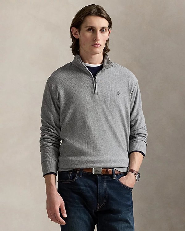 Luxury Jersey 千鸟格套头衫