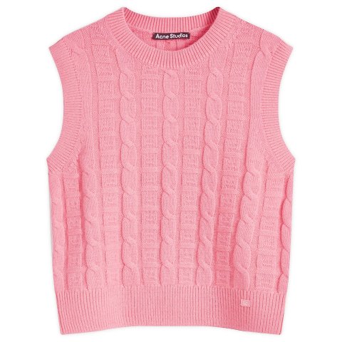 Acne Studios 笑脸针织背心