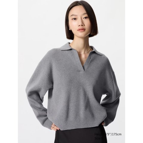 Uniqlo棉质宽松POLO衫