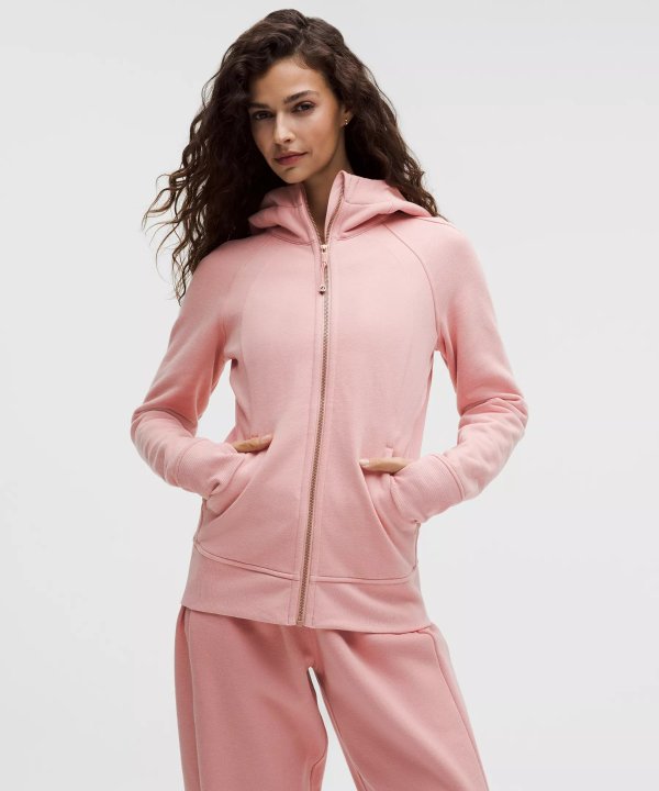 Scuba 连帽卫衣 茶玫瑰