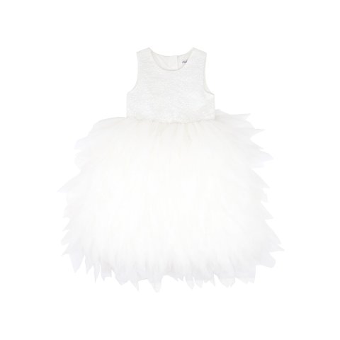 WATERFALL 网纱连衣裙 及小腿