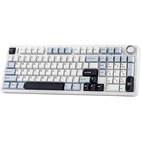 EPOMAKER F99 PRO 蓝白无线机械键盘