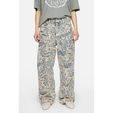 1981宽松牛仔裤 复古款