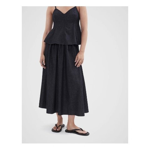 Denim 牛仔半身裙 蓝色