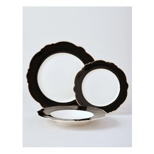 Raven 黑金餐具套装 12件