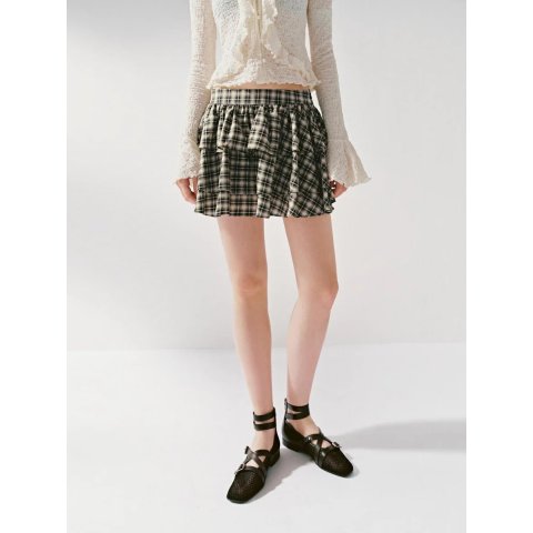 Plaid 迷你格纹裙