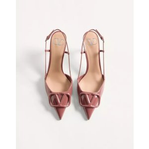 VLogo 漆皮高跟鞋 80mm