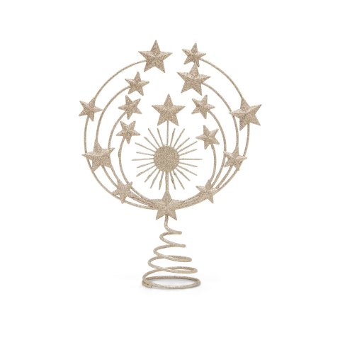 Champagne 金属树顶星 金色