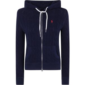 Polo Ralph Lauren 粗绞花针织连帽衫